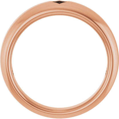 Pierced Heart Ring - Rose Gold