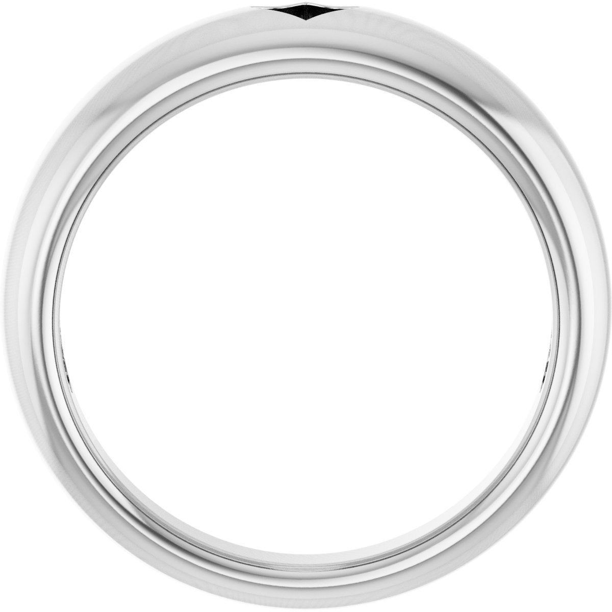 Pierced Heart Ring - White Gold