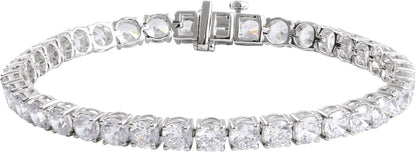 12 Ctw Lab-Grown Diamond Line Bracelet