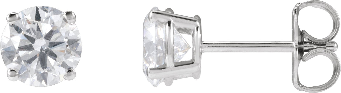 1 1/4 Ctw Lab-Grown Diamond Stud Earrings