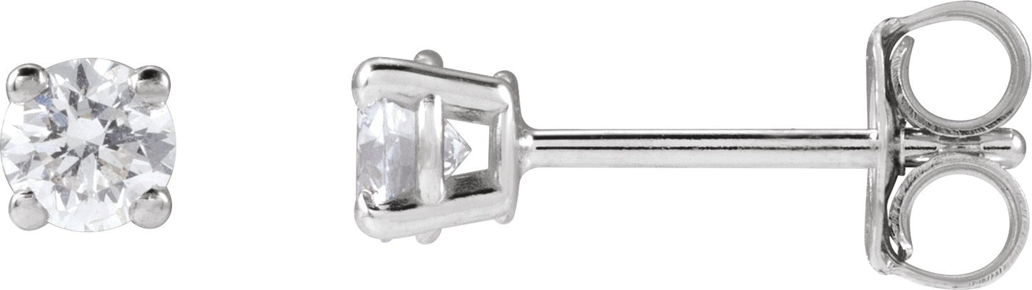 1/10 Ctw Lab-Grown Dimaond Stud Earrings
