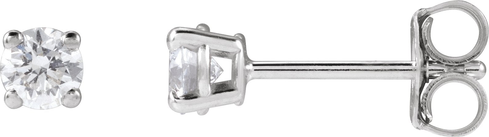 1/10 Ctw Lab-Grown Dimaond Stud Earrings