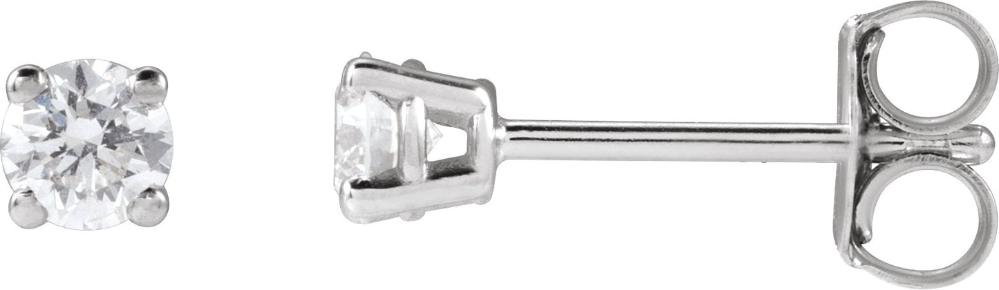 1/4 Ctw Lab-Grown Diamond Stud Earrings