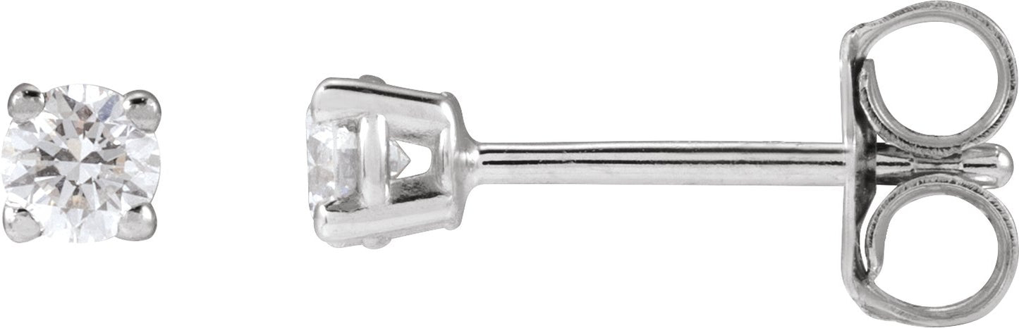 1/5 Ctw Lab-Grown Dimaond Stud Earrings