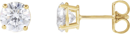 1 1/2 Ctw Lab-Grown Diamond Stud Earrings - Lab Grown Diamond