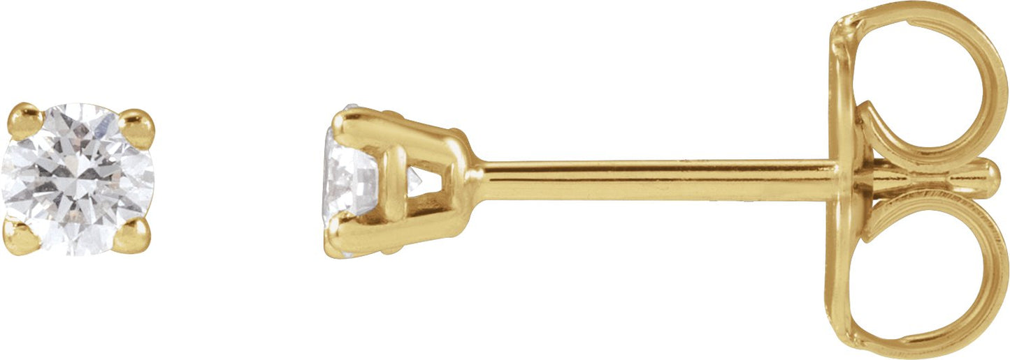 1/6 Ctw Lab-Grown Diamond Stud Earring