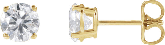 1 1/4 Ctw Lab-Grown Diamond Stud Earrings - Lab Grown Diamond