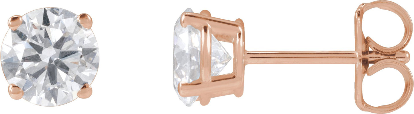 1 1/4 Ctw Lab-Grown Diamond Stud Earrings