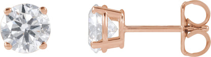 1 1/4 Ctw Lab-Grown Diamond Stud Earrings