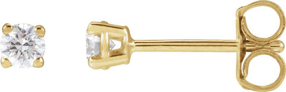 1/5 Ctw Lab-Grown Dimaond Stud Earrings - Lab Grown Diamond