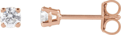 1/4 Ctw Lab-Grown Diamond Stud Earrings