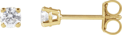 1/4 Ctw Lab-Grown Diamond Stud Earrings - Lab Grown Diamond