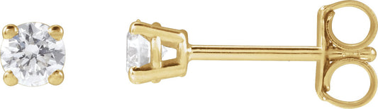 1/4 Ctw Lab-Grown Diamond Stud Earrings - Lab Grown Diamond