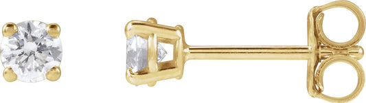 1/3 Ctw Lab-Grown Diamond Stud Earrings - Lab Grown Diamond