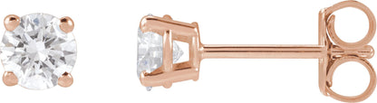 1/2 Ctw Lab-Grown Diamond Stud Earrings
