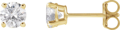 5/8 Ctw Lab-Grown Diamond Stud Earrings - Lab Grown Diamond