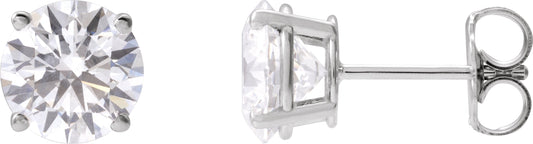 2 1/2 Ctw Lab-Grown Diamond Stud Earrings