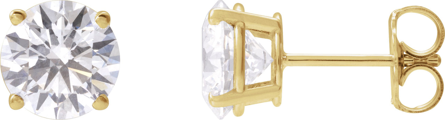 1/8 Ctw Lab-Grown Diamond Earrings