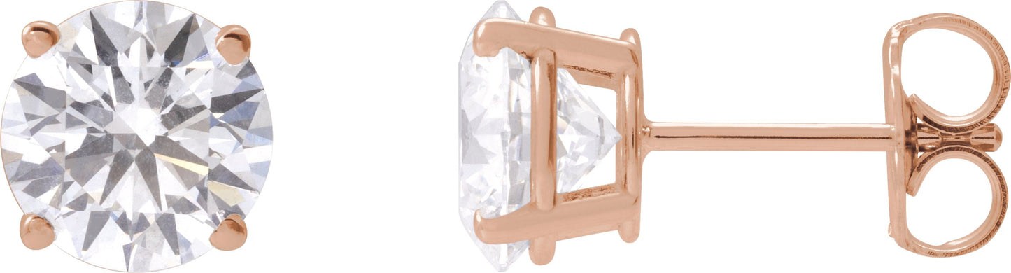 1/8 Ctw Lab-Grown Diamond Earrings