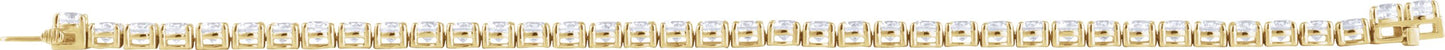 12 Ctw Lab-Grown Diamond Line Bracelet - Lab Grown Diamond