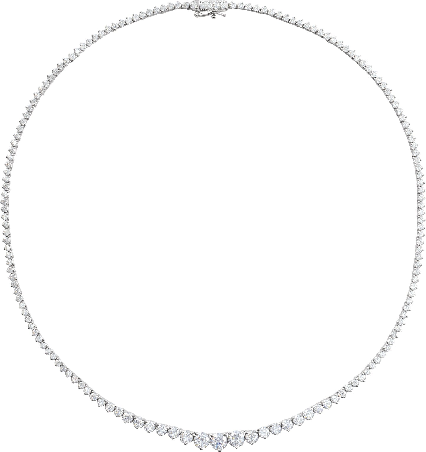 9 1/2 Ctw Lab-Grown Diamond Line Necklace