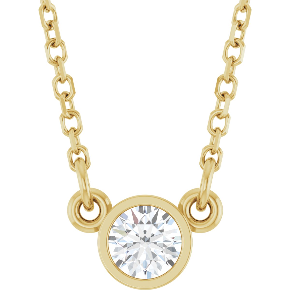 1/6 Ct Lab Grown Diamond Solitaire Necklace - Lab Grown Diamond