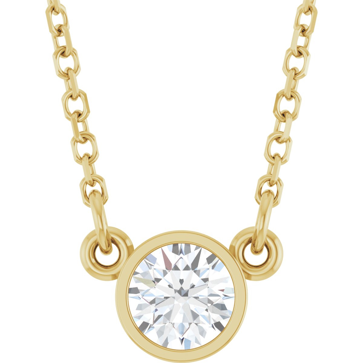 1/4 Ct Lab Grown Diamond Solitaire Necklace - Lab Grown Diamond