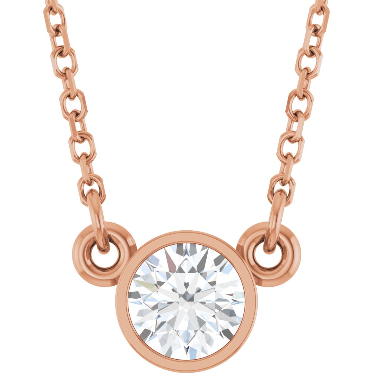 1/3 Ct Lab Grown Diamond Solitaire Necklace - Lab Grown Diamond