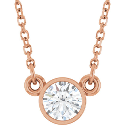 1/3 Ct Lab Grown Diamond Solitaire Necklace - Lab Grown Diamond