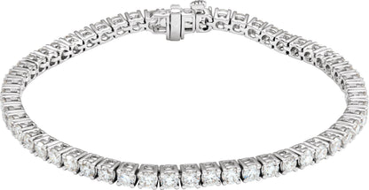 5 Ctw Lab-Grown Diamond Line Bracelet