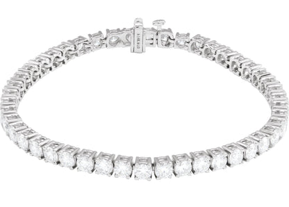 8 Ctw Lab-Grown Diamond Line Bracelet