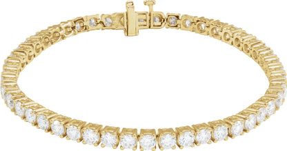 7 Ctw Lab-Grown Diamond Line Bracelet - Lab Grown Diamond
