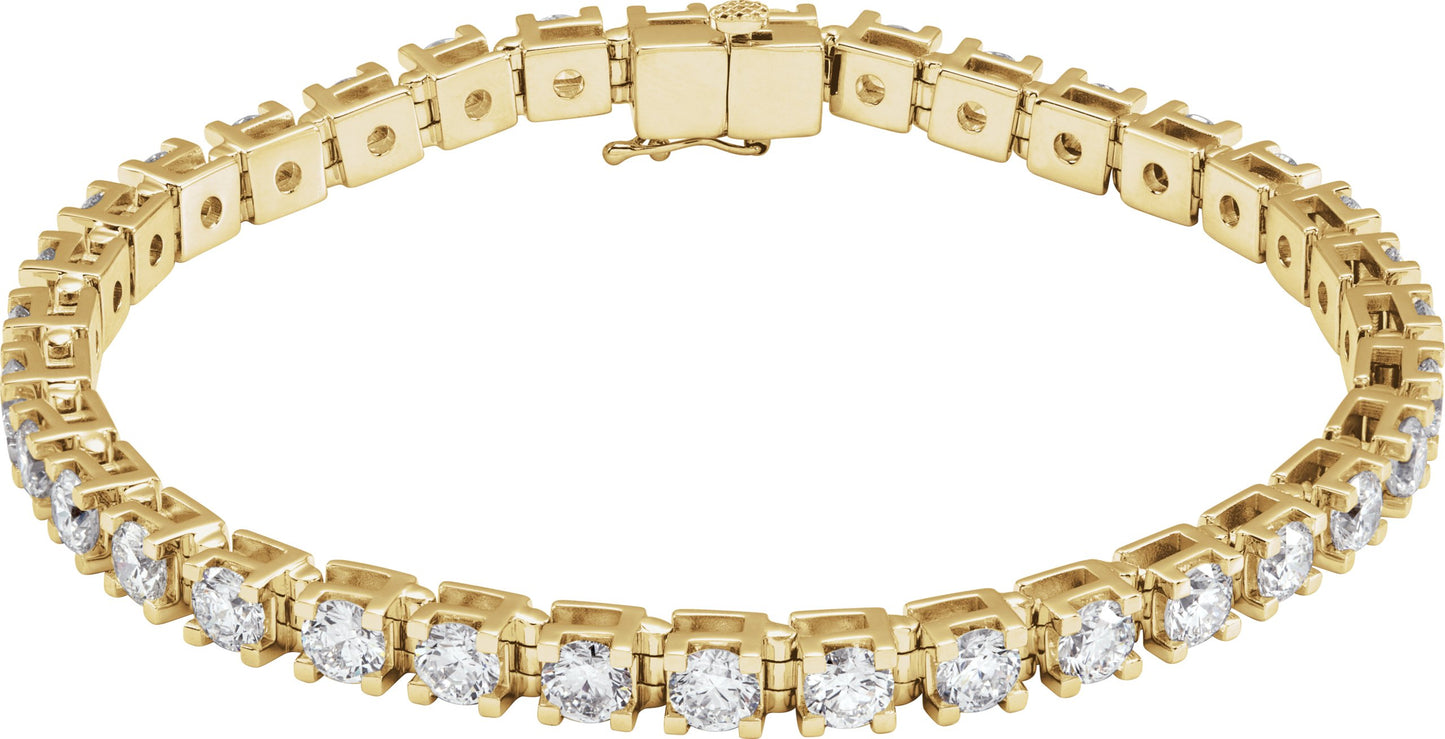 8 Ctw Lab-Grown Diamond Line Bracelet - Lab Grown Diamond
