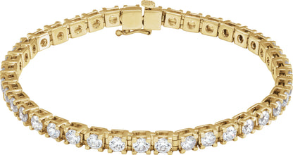 6 Ctw Lab-Grown Diamond Line Bracelet - Lab Grown Diamond