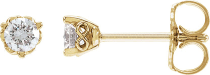 1/5 Ctw Lab-Grown Diamond Infinity-Inspired Earrings - Lab Grown Diamond