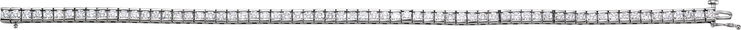 4 Ctw Lab Grown Diamond Bracelet - Yellow Gold - Lab Grown Diamond