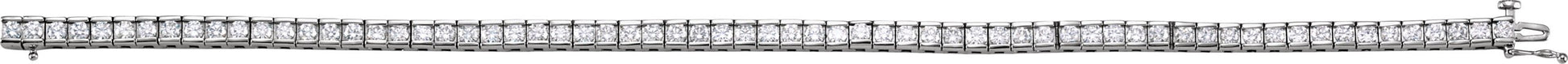 4 Ctw Lab Grown Diamond Bracelet - Yellow Gold - Lab Grown Diamond