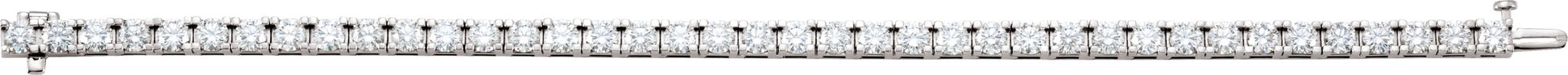 9 Ctw Lab Grown Diamond Line Bracelet - Yellow Gold - Lab Grown Diamond