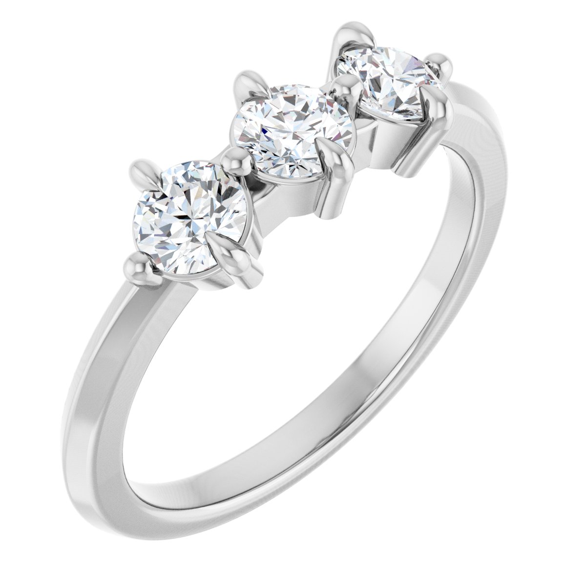 3/4 Ctw Lab-Grown Diamond Anniversary Band - White Gold - Lab Grown Diamond