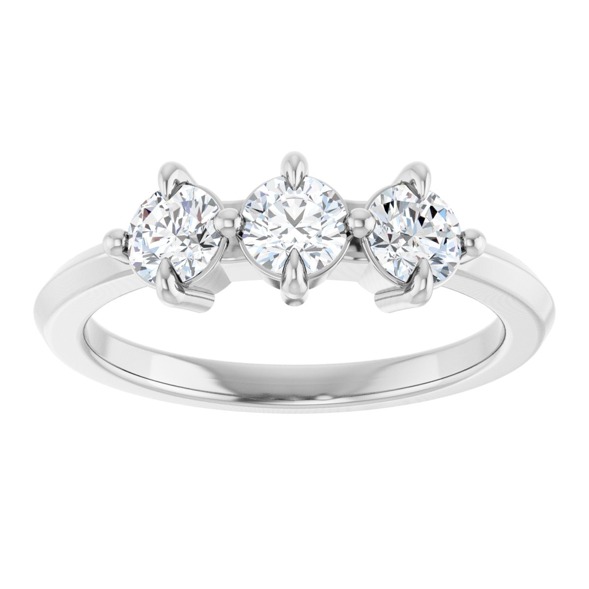 3/4 Ctw Lab-Grown Diamond Anniversary Band - White Gold - Lab Grown Diamond