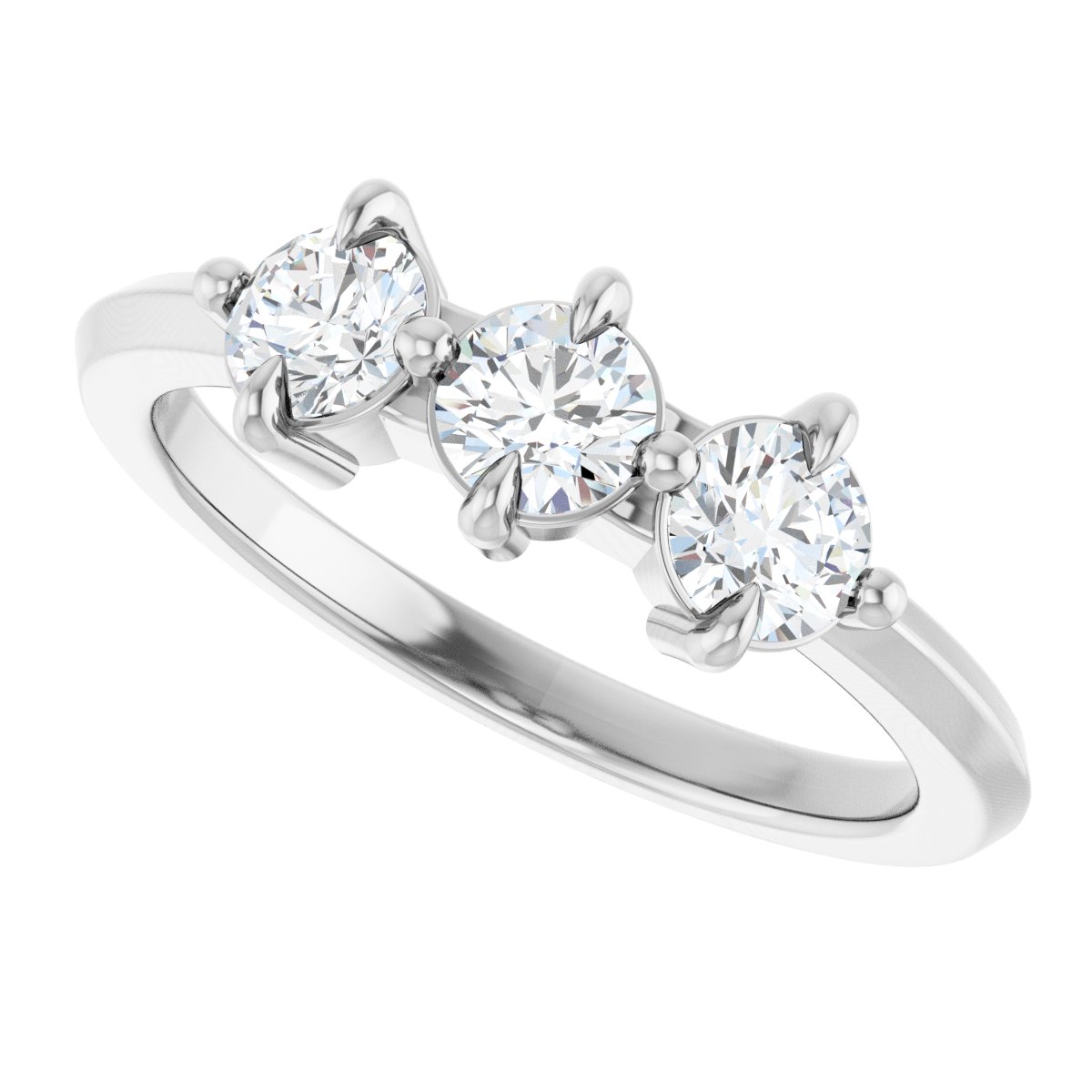 3/4 Ctw Lab-Grown Diamond Anniversary Band - White Gold - Lab Grown Diamond