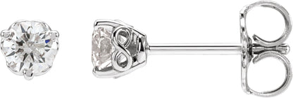 1/3 Ctw Lab-Grown Diamond Infinity-Inspired Earrings