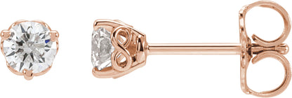 1/3 Ctw Lab-Grown Diamond Infinity-Inspired Earrings - Lab Grown Diamond