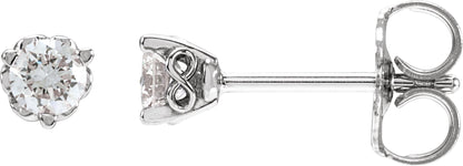 1/5 Ctw Lab-Grown Diamond Infinity-Inspired Earrings