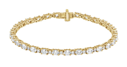 5 1/2 Ctw Oval Lab-Grown Diamond Line Bracelet - Lab Grown Diamond