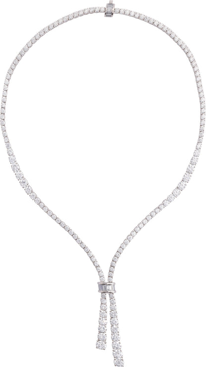 26 1/5 Ctw Lab-Grown Diamond Line Necklace
