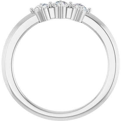 1/4 Ctw Lab-Grown Diamond Anniversary Band - White Gold - Lab Grown Diamond