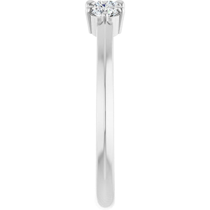 1/4 Ctw Lab-Grown Diamond Anniversary Band - White Gold - Lab Grown Diamond