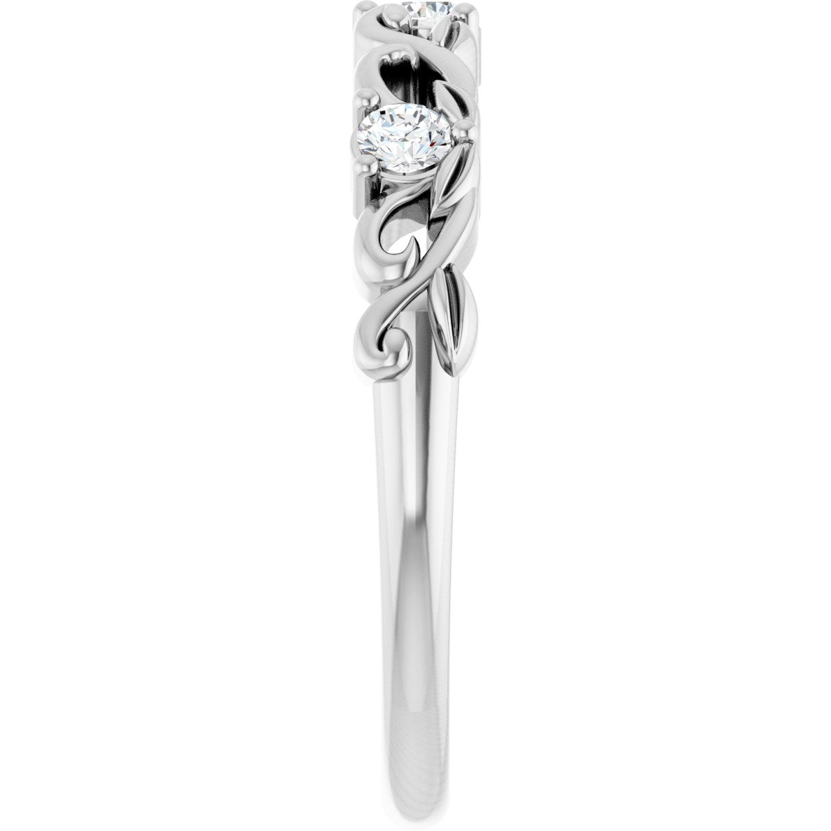 1/5 Ctw Lab-Grown Diamond Anniversary Band - White Gold - Lab Grown Diamond
