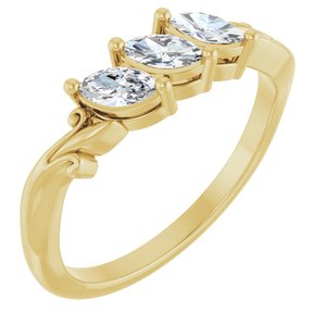 1/2 Ctw Marquise Lab-Grown Diamond Anniversary Band